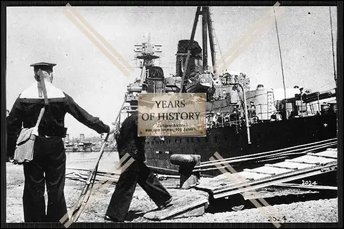 Foto Kriegsschiff Kreuzer Molotow Russische Marine 1939 