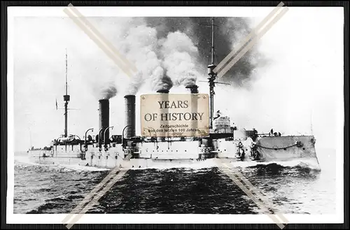 Foto Panzerkreuzer Bajan Russland 1904-05 in Port Arthur versenkt 