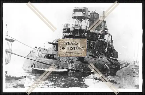 Foto Zessarewitsch Linienschiff Russland Marine 1918 gebaut Werft Forges et Cha