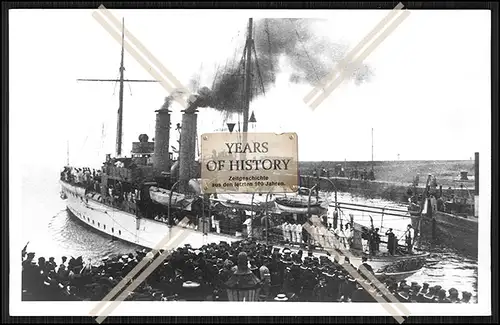 Foto S.M.S. Eber 1899 Kanonenboot der Kaiserliche Marine