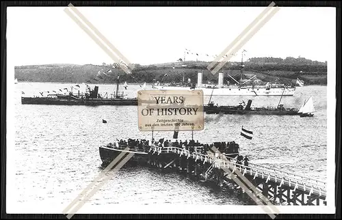 Foto S.M.S. Bremse Irene 1884 Panzerkanonenboot Kaiserliche Marine