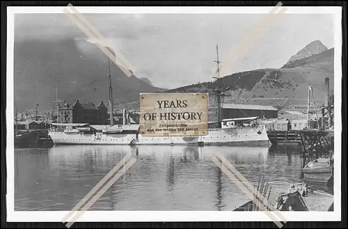 Foto S.M.S. Seeadler 1892 Kleiner ungeschützter Kreuzer Kaiserliche Marine