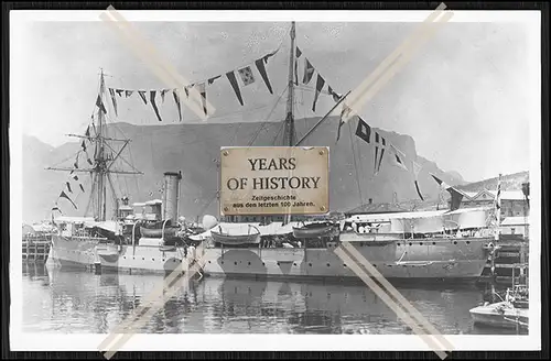 Foto S.M.S. Seeadler 1892 Kleiner ungeschützter Kreuzer Kaiserliche Marine 