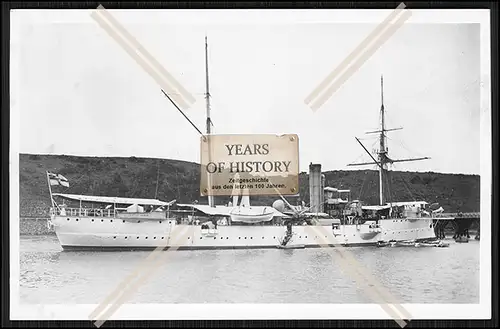 Foto S.M.S. Seeadler 1892 nach Umbau Kleiner ungeschützter Kreuzer Kaiserliche