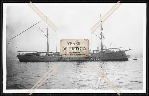 Foto S.M.S. Seeadler 1892 Kleiner ungeschützter Kreuzer Kaiserliche Marine