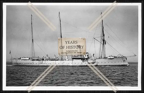 Foto S.M.S. Condor 1892 Kleiner ungeschützter Kreuzer Kaiserliche Marine