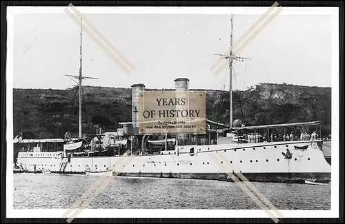 Foto S.M.S. Gazelle 1898 Kleiner Kreuzer Kaiserliche Marine