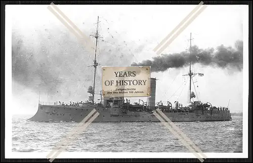 Foto S.M.S. Arcona 1902 Kleiner Kreuzer Kaiserliche Marine