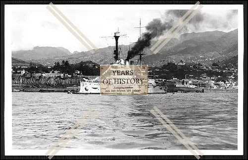 Foto S.M.S. Schleswig-Holstein 1906 Linienschiff Kaiserliche Marine