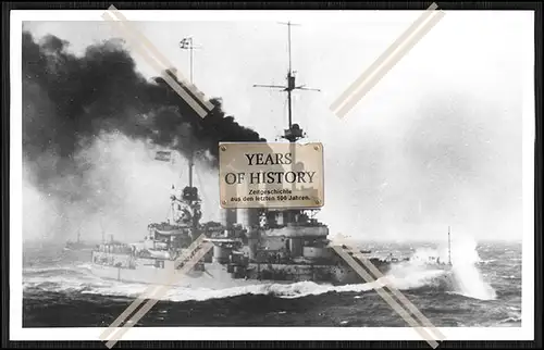 Foto S.M.S. Braunschweig 1902 Linienschiff Kaiserlichen Marine 