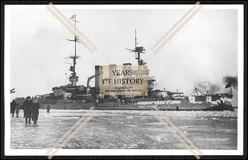 Foto S.M.S. Elsass 1903 Linienschiff Kaiserliche Marine