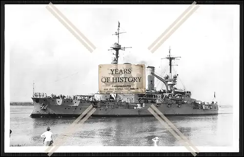 Foto S.M.S. Elsass 1903 Linienschiff Kaiserliche Marine