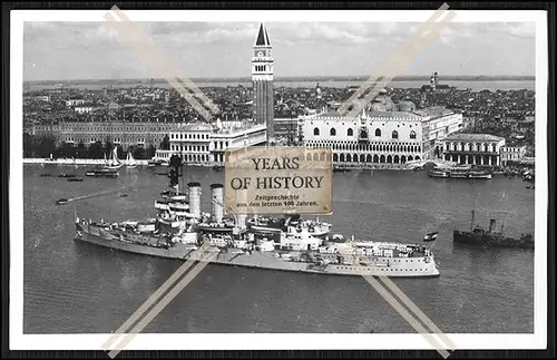 Foto S.M.S. Hessen 1903 Linienschiff Kaiserliche Marine