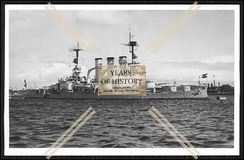 Foto S.M.S. Hessen 1903 Linienschiff Kaiserliche Marine