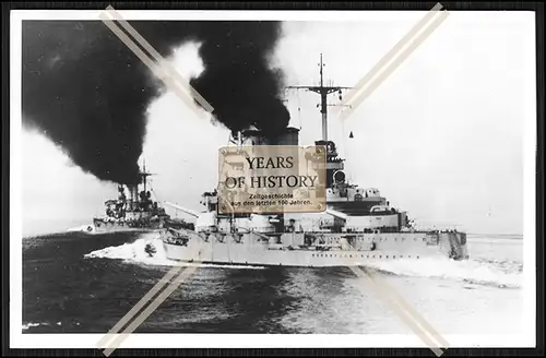 Foto S.M.S. Hessen 1903 Linienschiff Kaiserliche Marine