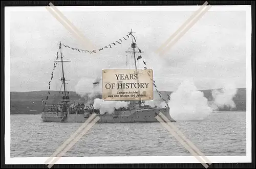 Foto S.M.S. Hamburg 1903 Kleiner Kreuzer Kaiserliche Marine