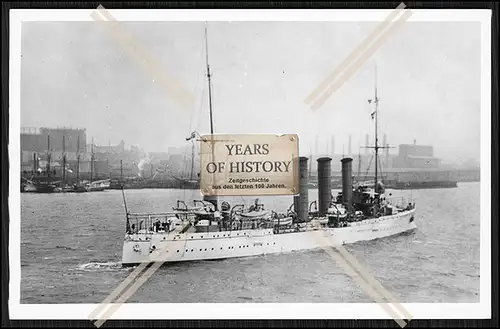 Foto S.M.S. Bremen 1903 Kleiner Kreuzer der Kaiserlichen Marine