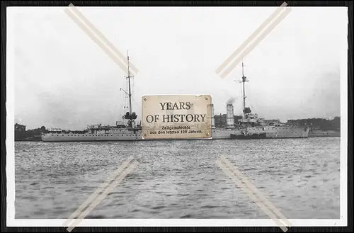 Foto S.M.S. Stralsund 1911 Kleiner Kreuzer Kaiserliche Marine