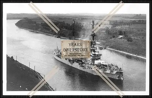 Foto S.M.S. Elsass 1903 Linienschiff Kaiserliche Marine