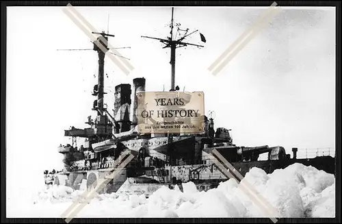 Foto S.M.S. Schleswig-Holstein als Eisbrecher Tarnung Westerplatte ? Danzig Pom