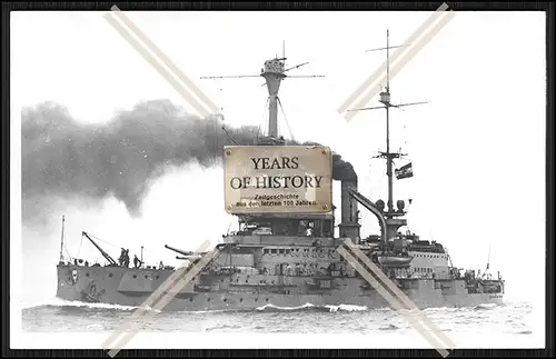 Foto S.M.S. Schleswig-Holstein 1906 Linienschiff Kaiserliche Marine