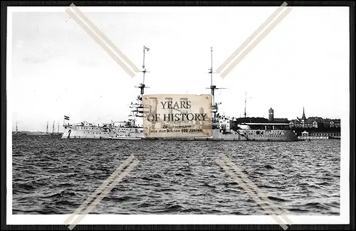 Foto S.M.S. Braunschweig 1902 Linienschiff Kaiserliche Marine