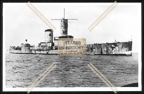 Foto S.M.S. Hessen 1903 Linienschiff als Zielschiff Kaiserliche Marine