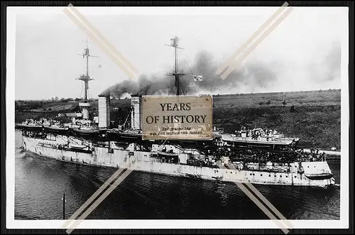 Foto S.M.S. Wittelsbach 1900 Linienschiff als F-Boot Mutterschiff Kaiserliche M