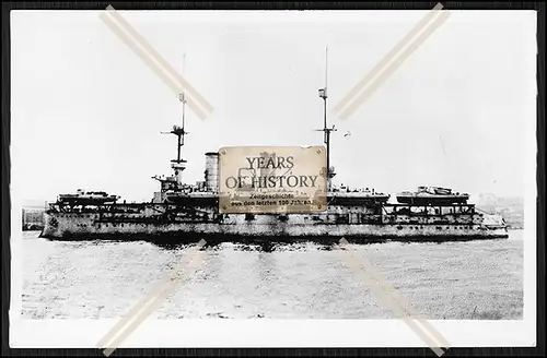 Foto S.M.S. Wittelsbach 1900 Linienschiff als F-Boot Mutterschiff Kaiserliche M