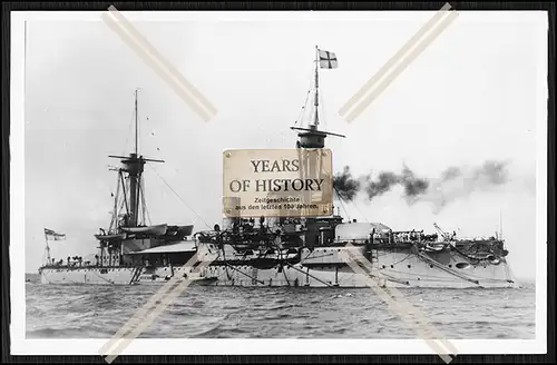 Foto S.M.S. Kurfürst Friedrich Wilhelm 1891 Panzerschiff Kaiserliche Marine