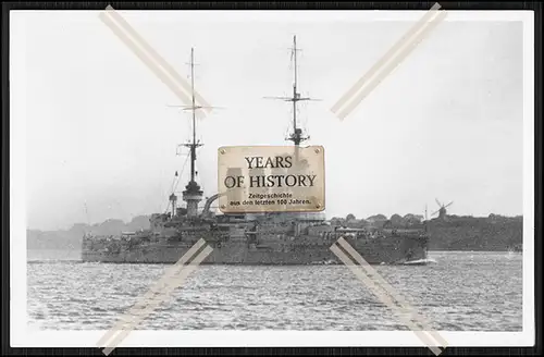 Foto S.M.S. Preußen 1903 Linienschiff Kaiserliche Marine