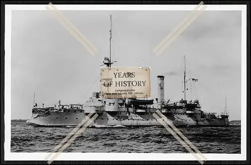 Foto S.M.S. Beowulf 1890 Küstenpanzerschiff Kaiserliche Marine