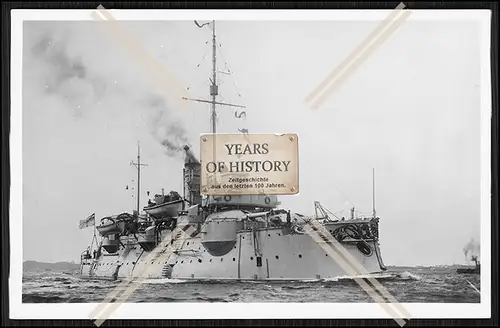 Foto S.M.S. Frithjof 1891 Küstenpanzerschiff Kaiserliche Marine