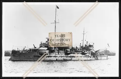 Foto S.M.S. Heimdall 1892 Küstenpanzerschiff Kaiserliche Marine