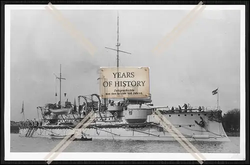Foto S.M.S. Hagen 1893 Küstenpanzerschiff Kaiserliche Marine
