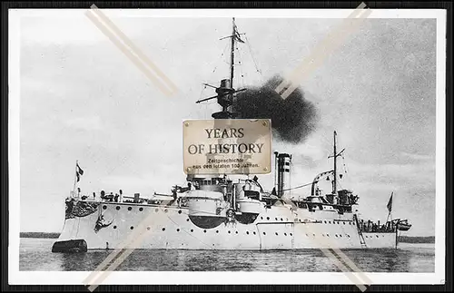 Foto S.M.S. Aegir 1895 Küstenpanzerschiff Kaiserliche Marine