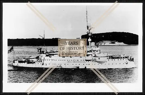 Foto S.M.S. Aegir 1895 Küstenpanzerschiff Kaiserliche Marine