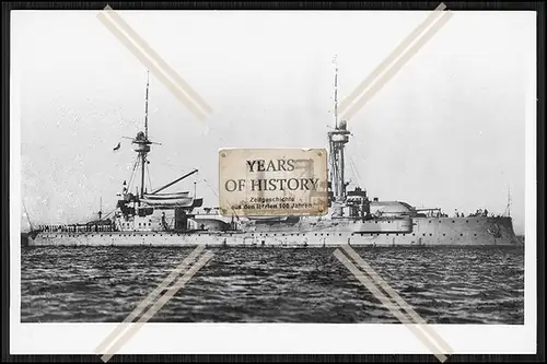 Foto S.M.S. Kurfürst Friedrich Wilhelm 1891 Panzerschiff Kaiserliche Marine