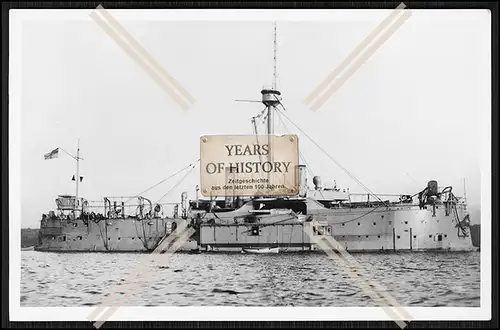 Foto S.M.S. Oldenburg 1884 Panzerkorvette Kaiserliche Marine