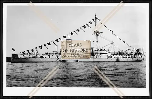 Foto S.M.S. Bayern 1878 Panzerkorvette Kaiserliche Marine