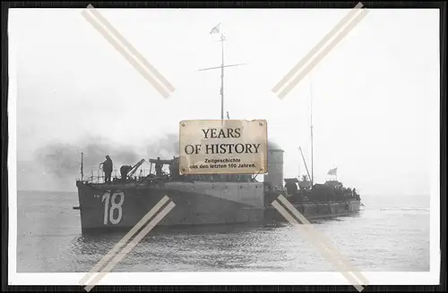 Foto Torpedoboot Zerstörer S.M.S. S 18 nach Umbau Kaiserlichen Marine 1912 