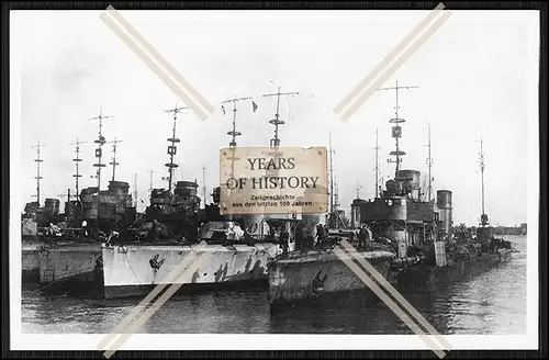 Foto Torpedoboote Zerstörer S.M.S. Boote an der Pier 1. WK Weltkrieg Kaiserlic