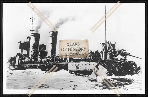 Foto Torpedoboot Zerstörer 1. WK Weltkrieg S.M.S. Nach Minentreffer zerstört 