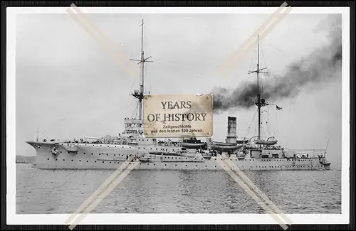 Foto S.M.S. Victoria Louise 1897 Großer Kreuzer nach Umbau Kaiserliche Marine