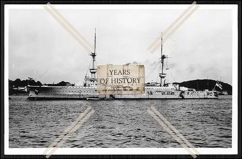 Foto S.M.S. Prinz Adalbert 1901 Großer Kreuzer Kaiserliche Marine