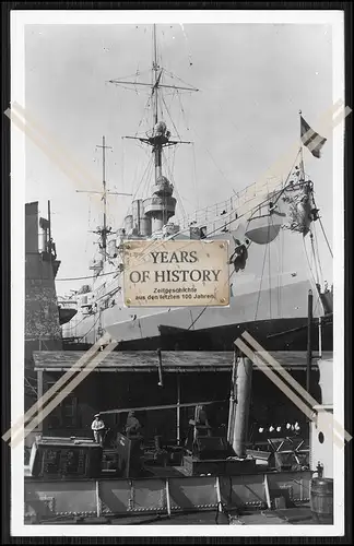 Foto S.M.S. Scharnhorst 1906 Großer Kreuzer im Dock Kaiserliche Marine