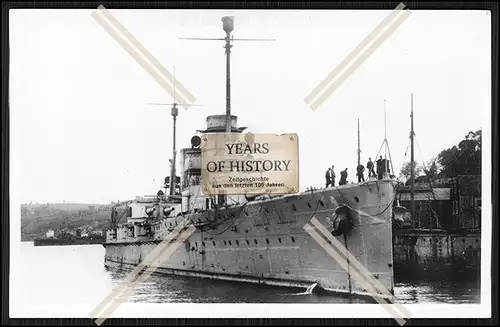 Foto S.M.S. SMS Goeben Großer Kreuzer im Hafen Schlachtkreuzer Moltke-Klasse K