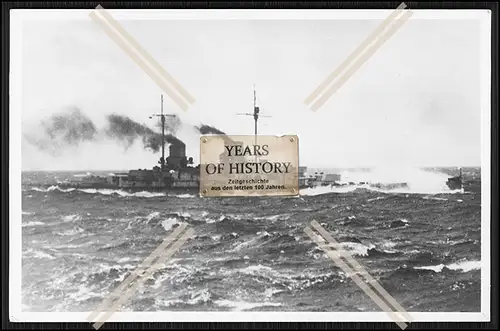 Foto S.M.S. SMS Derfflinger 1913 Großer Kreuzer Skagerrakschlacht Kaiserliche