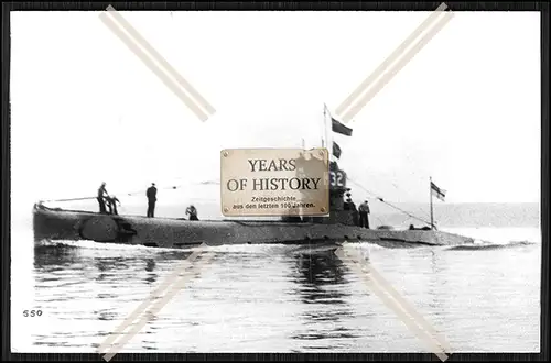Foto englisch Britisches U-Boot Unterseeboot Submarine Royal Navy HMS H 32