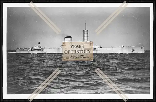 Foto S.M.S. Hessen 1903 Linienschiff als Zielschiff Kaiserliche Marine
